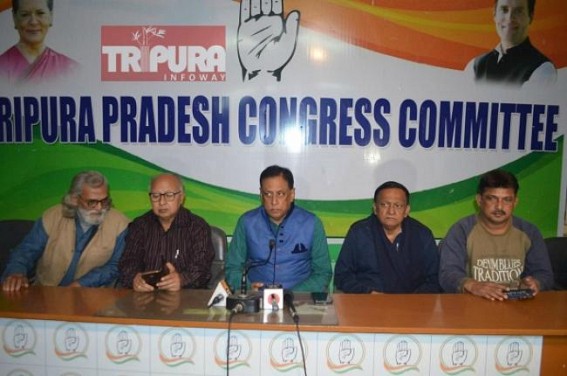 Congress demands CMâ€™s resign over Law & Order deterioration across Tripura